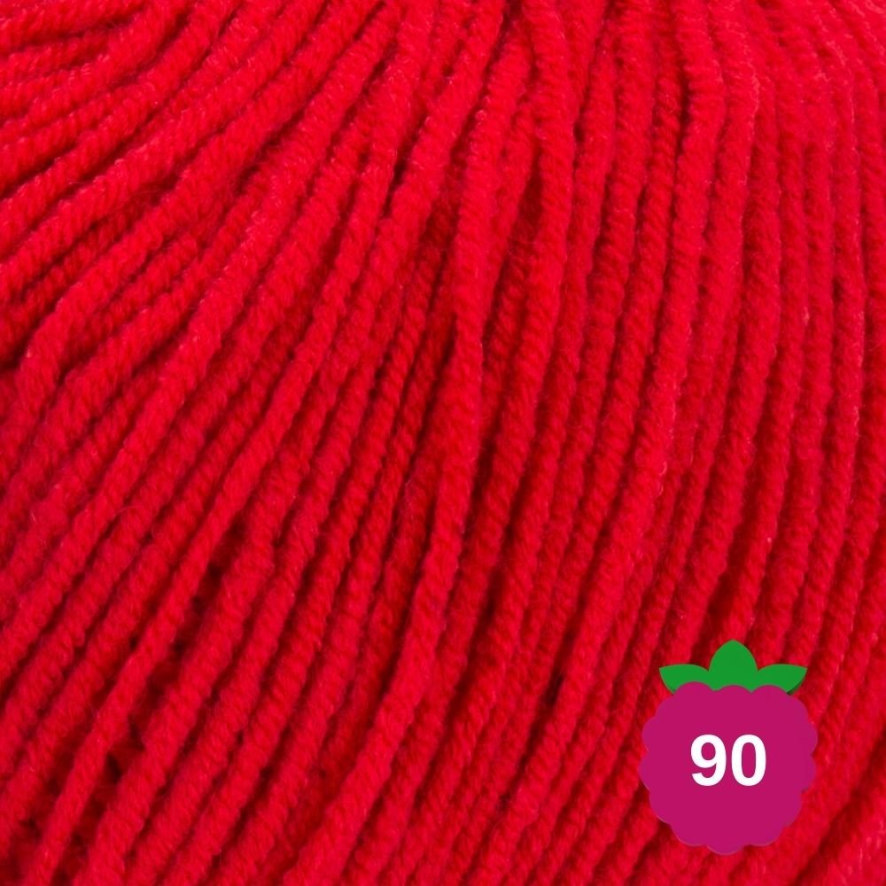 Bright red