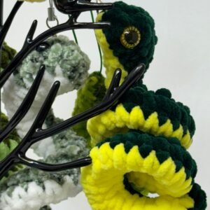 Snake Keychain — Crocheted