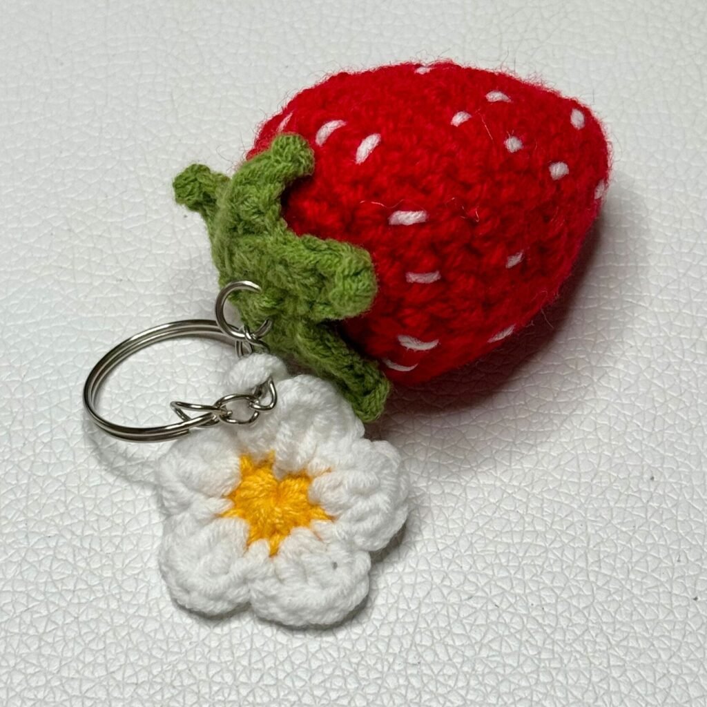 Strawberry — Keychain or Bag Charm