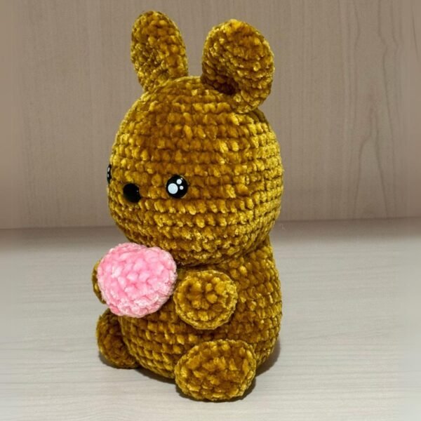 Bunny with a Heart — Crocheted Toy
