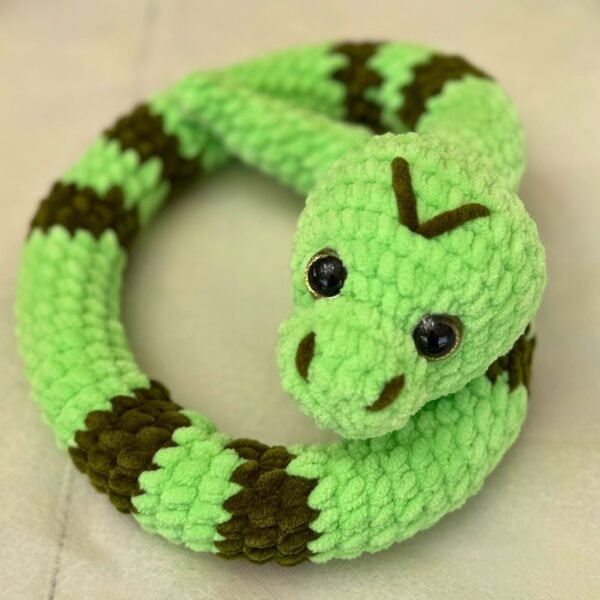 Snake — Plush Knitted Toy