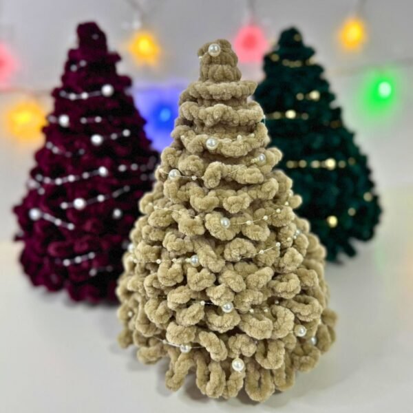 «Beige» tree with pearls
